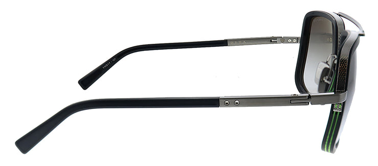 Dita DT DRX-2030 E-BLK-SLV Aviator Metal Black Sunglasses with Grey Gradient Lens