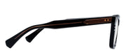 Dita SEQUOIA OPTICAL DT DRX-2086 F-BLK Square Plastic Black Eyeglasses with Clear Lens
