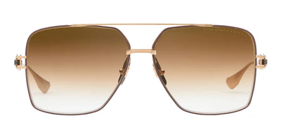 Dita GRAND EMPERIK DT DTS159 A-05 Aviator Metal Gold Sunglasses with Brown Gradient Lens