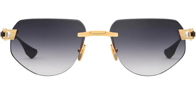 Dita DT DTS164 A-01 Rimless Metal Gold Sunglasses with Grey Gradient Lens