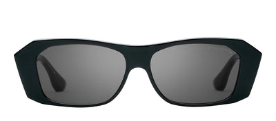 Dita NOXYA DT DTS725 A-01 Rectangle Plastic Black Sunglasses with Grey Lens