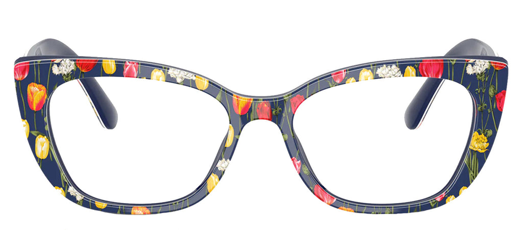 Dolce & Gabbana KIDS DX 3357 Plastic Cat-Eye Eyeglasses Dolce & Gabbana Kids DX 3357 Glasses 3435 Tulip - eye-oo.com main image 4