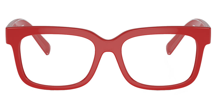 Dolce & Gabbana KIDS DX 5002 3088 Rectangle Plastic Red Eyeglasses with Logo Stamped Demo Lenses