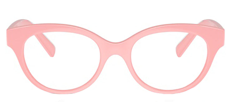 Dolce & Gabbana KIDS DX 5003 3098 Phantos Plastic Pink Eyeglasses with Logo Stamped Demo Lenses