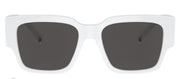 Dolce & Gabbana KIDS DX 6004 331287 Square Plastic White Sunglasses with Grey Lens