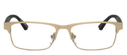 Emporio Armani KIDS EK 1001 3002 Rectangle Metal Gold Eyeglasses with Logo Stamped Demo Lenses