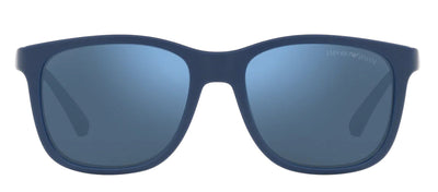 Emporio Armani KIDS EK 4184 508855 Pillow Plastic Blue Sunglasses with Blue Mirror Lens