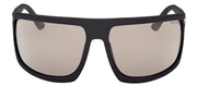 Tom Ford FT 1066 02L Wrap Plastic Black Sunglasses with Brown Lens