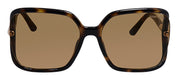 Tom Ford FT 1089 52E Butterfly Plastic Dark Havana Sunglasses with Brown Classic Lens