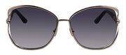 Tom Ford FT 1091 28B Butterfly Metal Gold Sunglasses with Smoke Gradient Lens