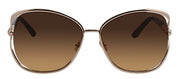 Tom Ford FT 1091 28F Butterfly Metal Gold Sunglasses with Brown Classic Lens