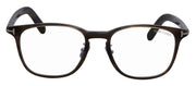 Tom Ford FT 5918-D-B 020 Square Plastic Black Eyeglasses with Logo Stamped Demo Lenses
