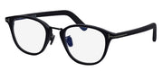Tom Ford FT 5919-D-B 002 Round Plastic Black Eyeglasses with Logo Stamped Demo Lenses
