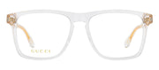 Gucci GG 0561ON 005 Square Plastic Clear Eyeglasses with Logo Stamped Demo Lenses