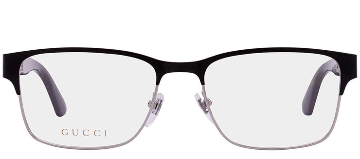 Gucci GG 0750O 001 Rectangle Metal Black Eyeglasses with Demo Lens