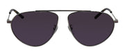 Gucci GG 1051S 001 Pilot Metal Silver Sunglasses with Grey Lens