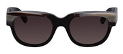 Gucci GG 1165S 002 Round Plastic Havana Sunglasses with Brown Lens