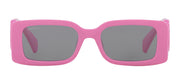 Gucci GG 1325S 006 Rectangle Plastic Pink Sunglasses with Grey Lens