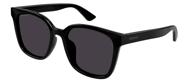 Gucci GG 1346SK 002 Square Plastic Black Sunglasses with Grey Smoke Lens