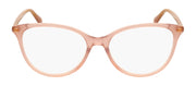 Gucci GUCCI LOGO GG 1359O 004 Cat-Eye Plastic Nude Eyeglasses with Logo Stamped Demo Lenses