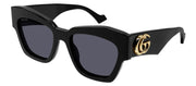 Gucci GG 1422S 001 Cat-Eye Plastic Black Sunglasses with Grey Lens