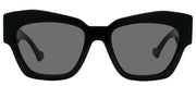Gucci GG 1422S 001 Cat-Eye Plastic Black Sunglasses with Grey Lens