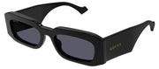 Gucci GG 1426S 001 Rectangle Plastic Black Sunglasses with Grey Lens