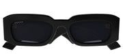 Gucci GG 1426S 001 Rectangle Plastic Black Sunglasses with Grey Lens