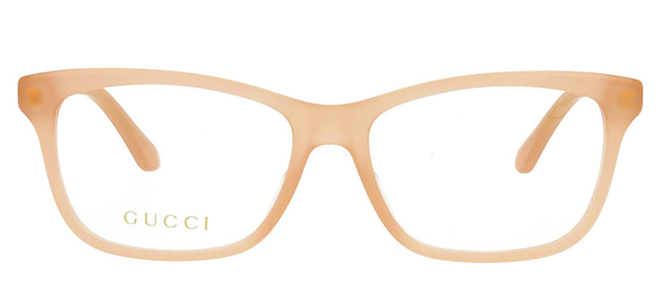 Gucci GG 731O 003 Rectangle Acetate Pink Eyeglasses with Demo Lens