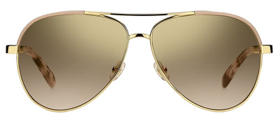 Kate Spade KS Amarissa 04Z_0R Aviator Metal Gold Sunglasses with Gold Mirror Lens
