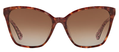 Kate Spade KS Amiyah/G/S 086 Cat-Eye Plastic Havana Sunglasses with Brown Polarized Lens