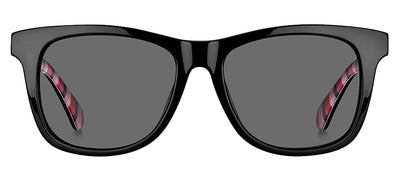 Kate Spade KS Charmine/S 807 Square Plastic Black Sunglasses with Grey Polarized Lens