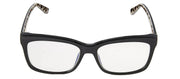 Kate Spade KS Dollie FP3 Rectangle Plastic Black Eyeglasses with Clear Blue Block Coating Lens