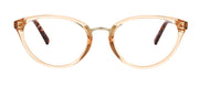 Kate Spade KS Emilia 2T3 Oval Plastic Beige Eyeglasses with Clear Blue Block Lens