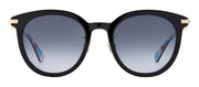 Kate Spade KS Keesey/G/S 807 Round Plastic Black Sunglasses with Grey Gradient Lens