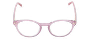 Kate Spade KS Kinslee 35J Round Plastic Pink Eyeglasses with Clear Blue Block Lens