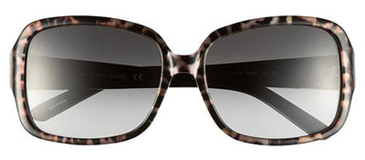 Kate Spade KS LULU/S 086_HA Rectangle Plastic Havana Sunglasses with Brown Gradient Lens