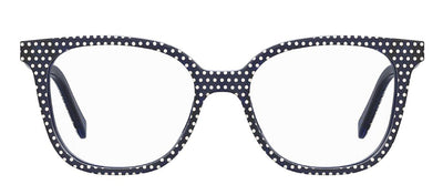 Kate Spade KS Rome/O PJP Rectangle Plastic Blue Reading Glasses with Clear Blue Block Lens