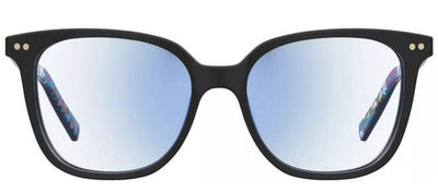 Kate Spade KS Rosalie/BB 807 Rectangle Plastic Black Reading Glasses with Clear Blue Block Lens