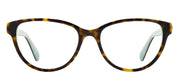 Kate Spade KS Tailynn 086 Cat-Eye Plastic Havana Eyeglasses with Logo Stamped Demo Lenses