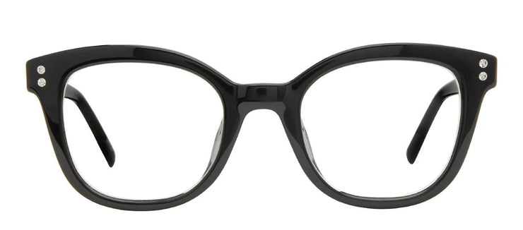 Kate Spade KS Tanea/BB 807 Square Plastic Black Reading Glasses with Clear Blue Block Lens