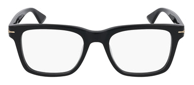 MontBlanc NIB MB 0266O 005 Rectangle Plastic Black Eyeglasses with Logo Stamped Demo Lenses