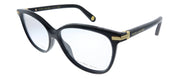 Marc Jacobs MJ 508 807 Cat-Eye Plastic Black Eyeglasses with Logo Stamped Demo Lenses