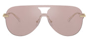 Michael Kors CYPRUS MK 1149 1014VS Pilot Metal Gold Sunglasses with Pink Mirror Lens