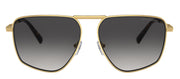 Michael Kors SILVERTON MK 1153 18968G Pilot Metal Gold Sunglasses with Grey Gradient Lens