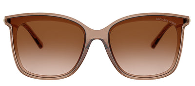 Michael Kors MK 2079U 39383B Square Metal Brown Sunglasses with Brown Gradient Lens
