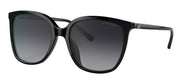 Michael Kors ANAHEIM MK 2137U 3005T3 Square Plastic Black Sunglasses with Grey Polarized Lens