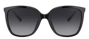 Michael Kors ANAHEIM MK 2137U 3005T3 Square Plastic Black Sunglasses with Grey Polarized Lens