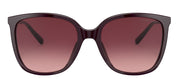 Michael Kors ANAHEIM MK 2137U 33448H Square Plastic Burgundy Sunglasses with Rose Gradient Lens