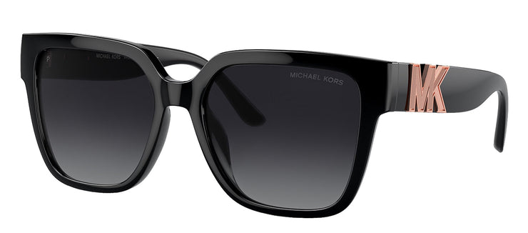 Michael Kors KARLIE MK 2170U 3005T3 Square Plastic Black Sunglasses with Grey Polarized Lens